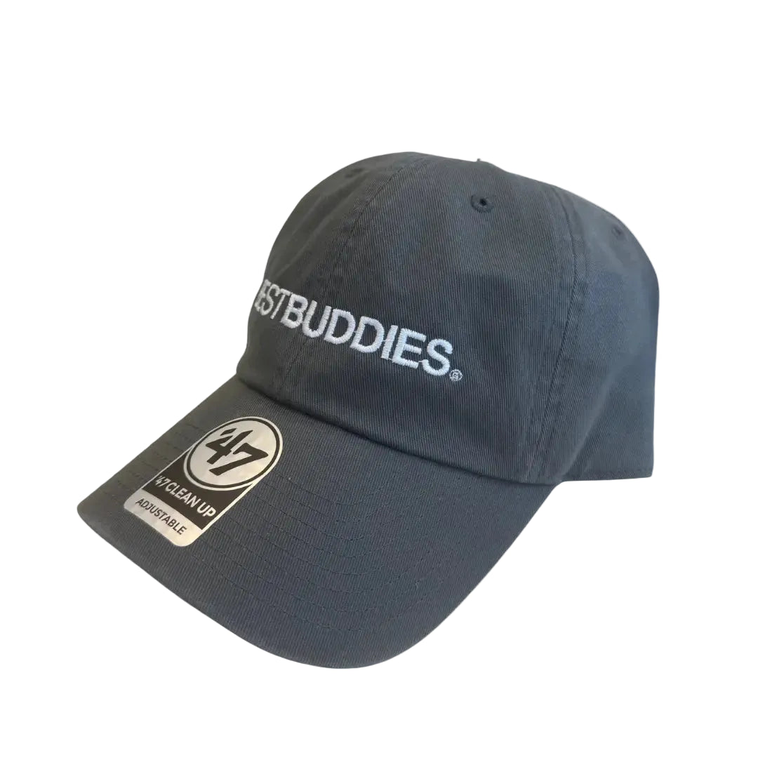Gray hat with Best Buddies in white lettering