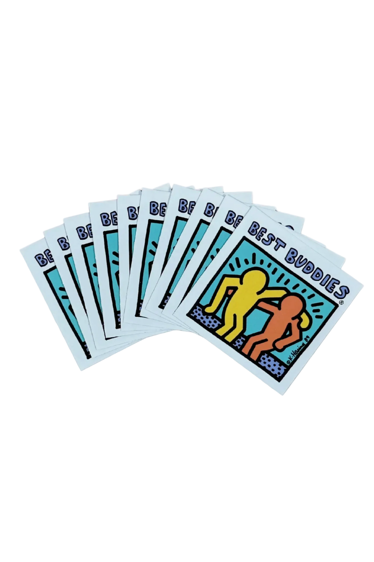 Haring Stickers - 2" X 2"