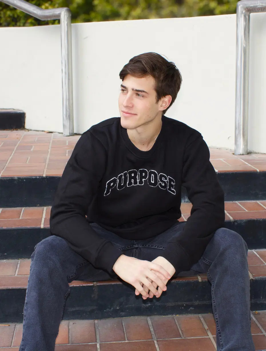 Purpose Chenille Crewneck