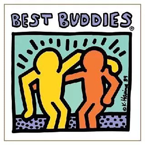 Best Buddies Keith Haring Logo Magnet