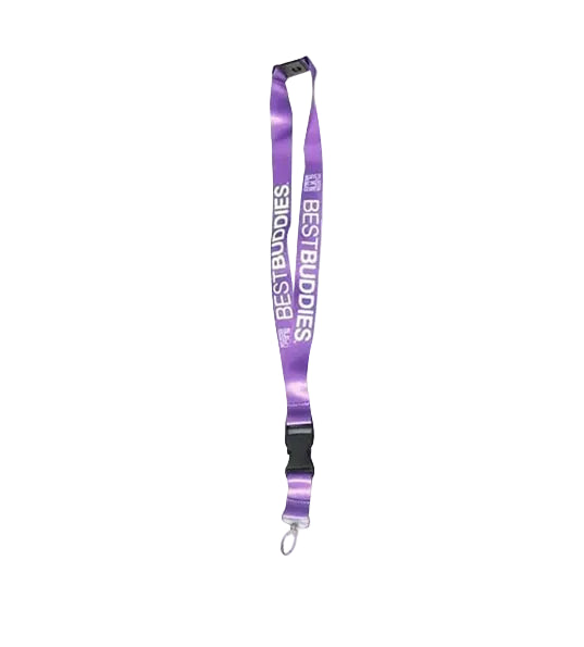 Best Buddies Purple Lanyard