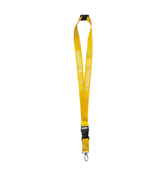 Best Buddies Yellow Lanyard
