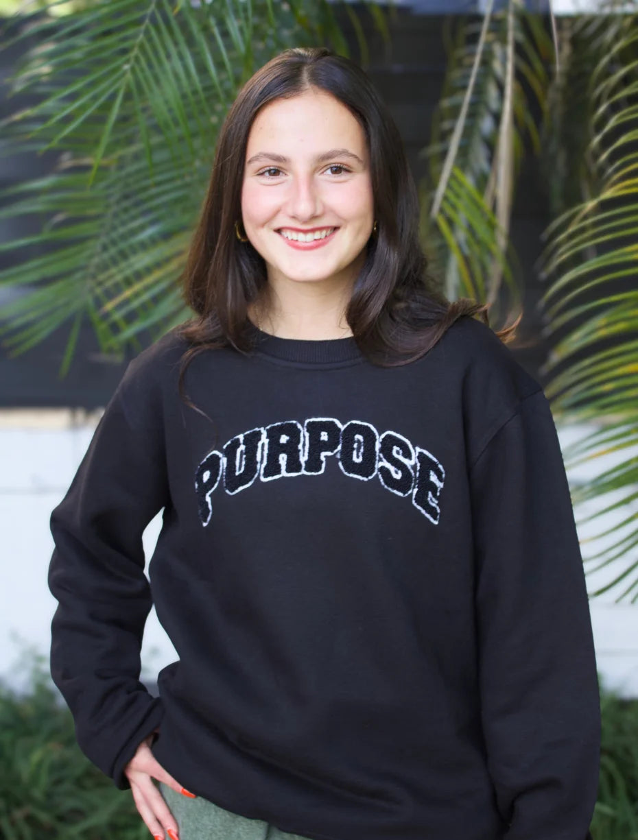 Purpose Chenille Crewneck