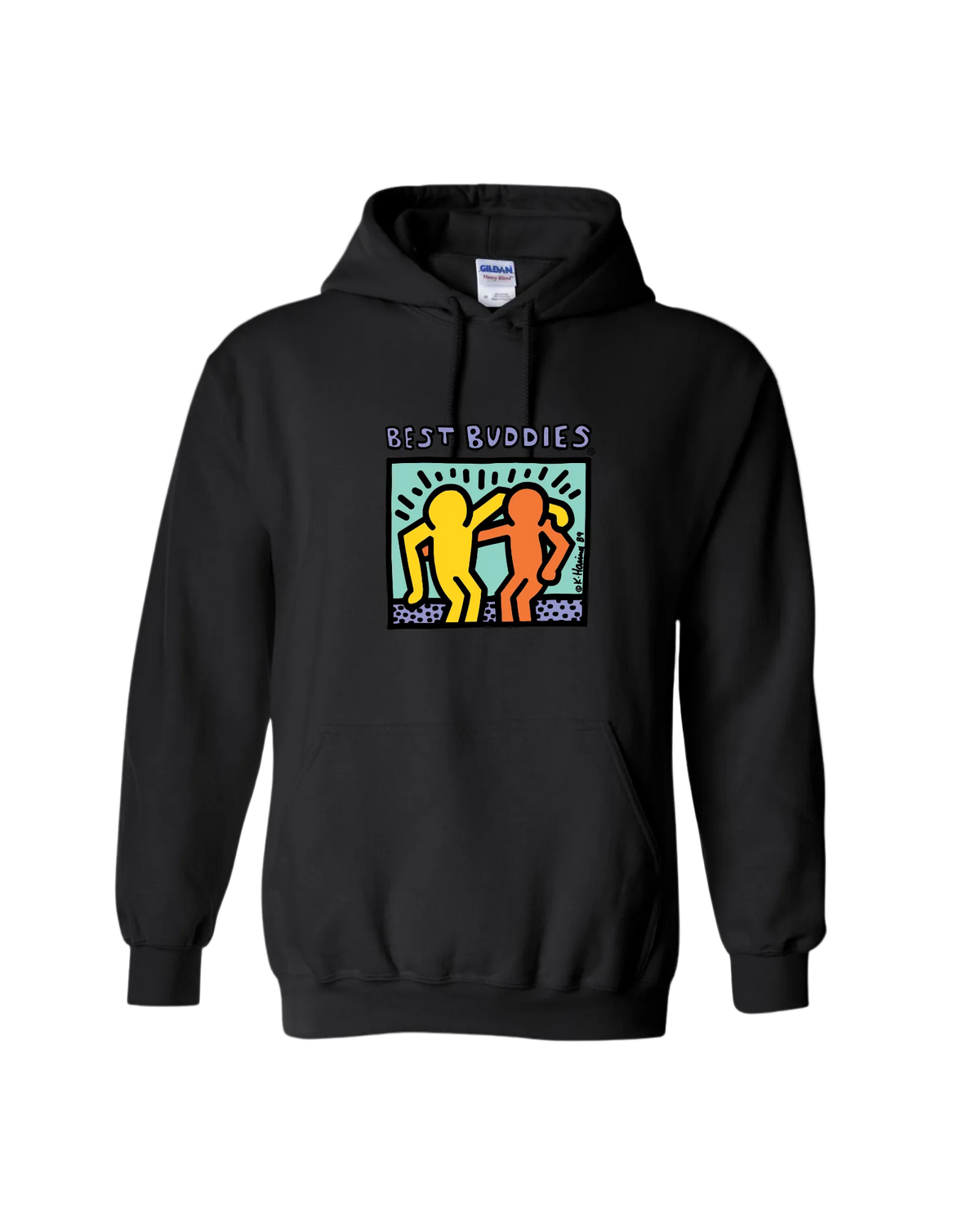 Traditional Haring Hoodie (Black)