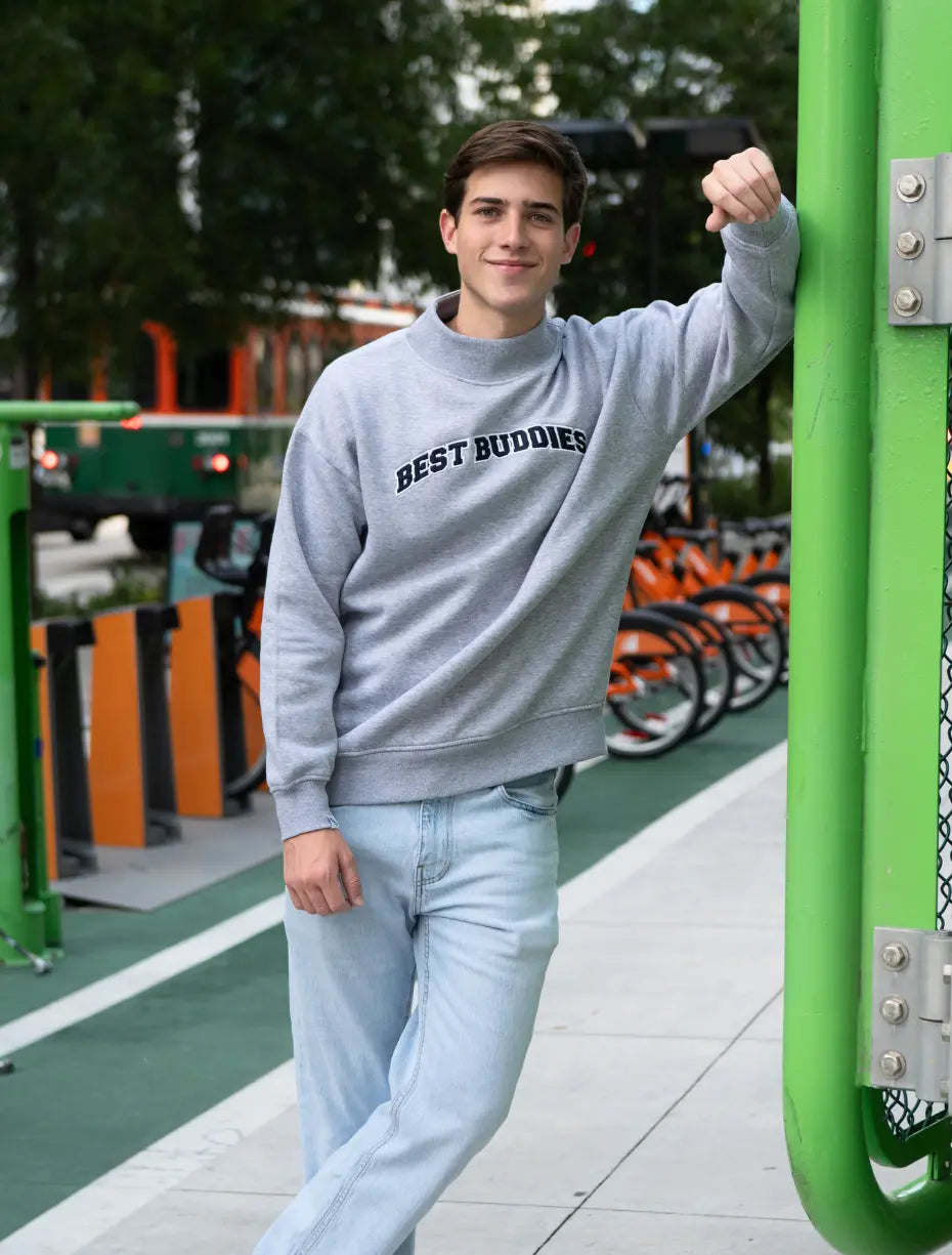 Best Buddies Mockneck Sweatshirt