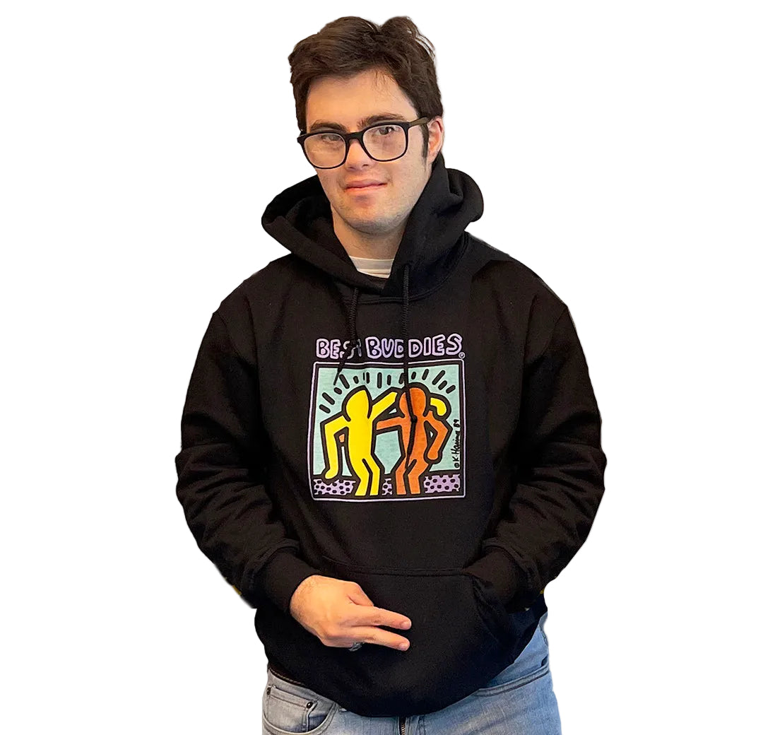 Traditional Haring Hoodie (Black)