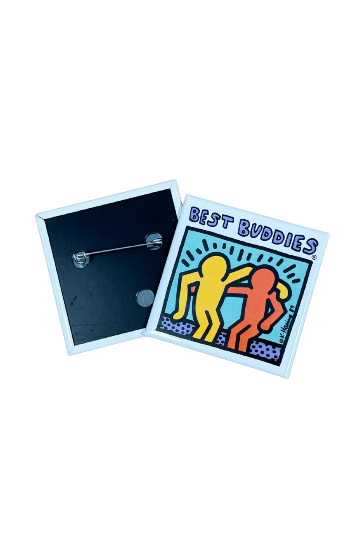 Haring Button - 2"