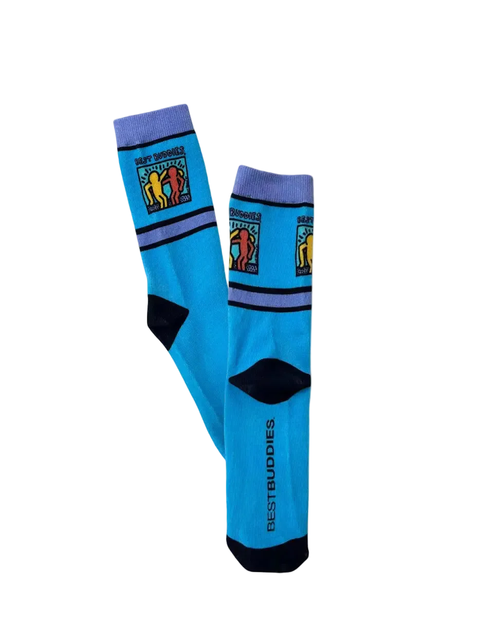 Color Block Haring Crew Socks