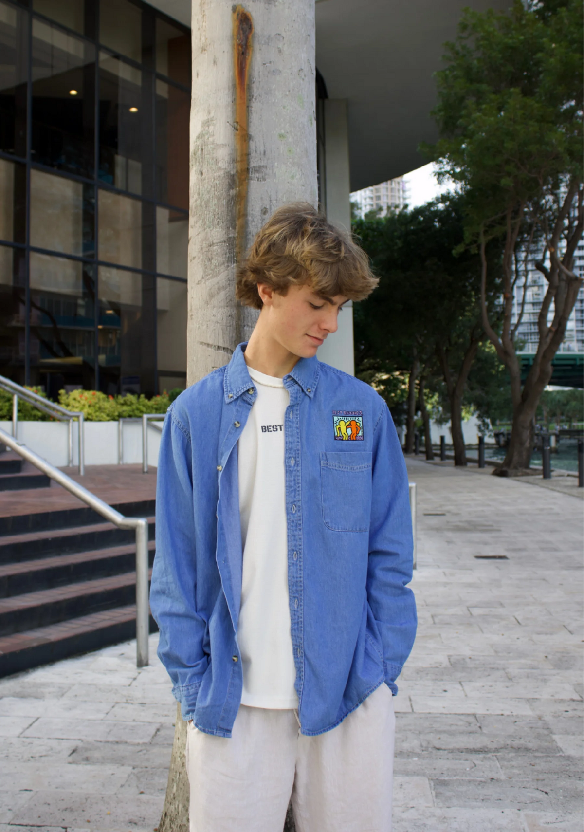 Denim Haring Long Sleeve
