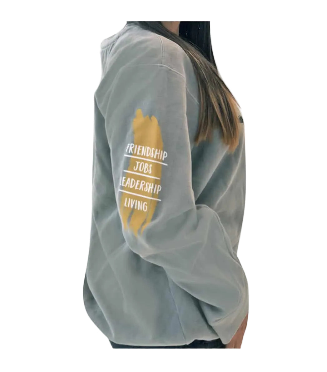I am Loving Inclusion Sweater (Grey) Right Sleeve