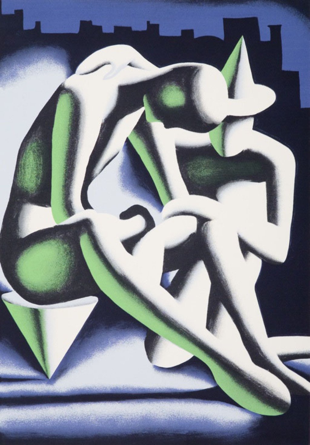 Mark Kostabi-Best Buddies (Print)