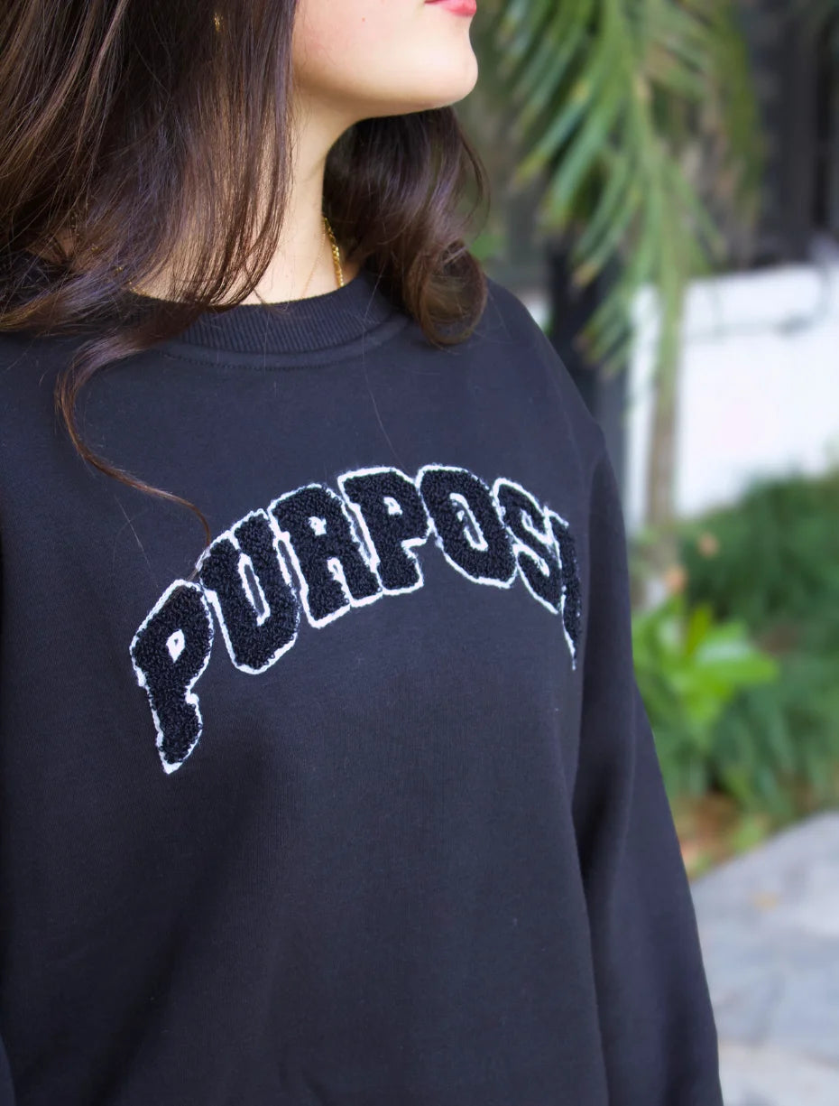 Purpose Chenille Crewneck