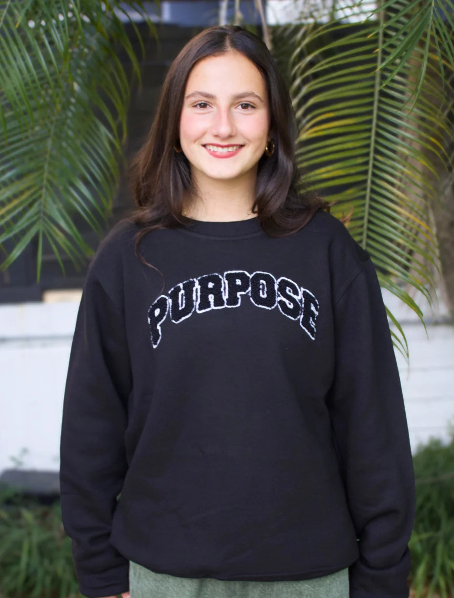 Purpose Chenille Crewneck