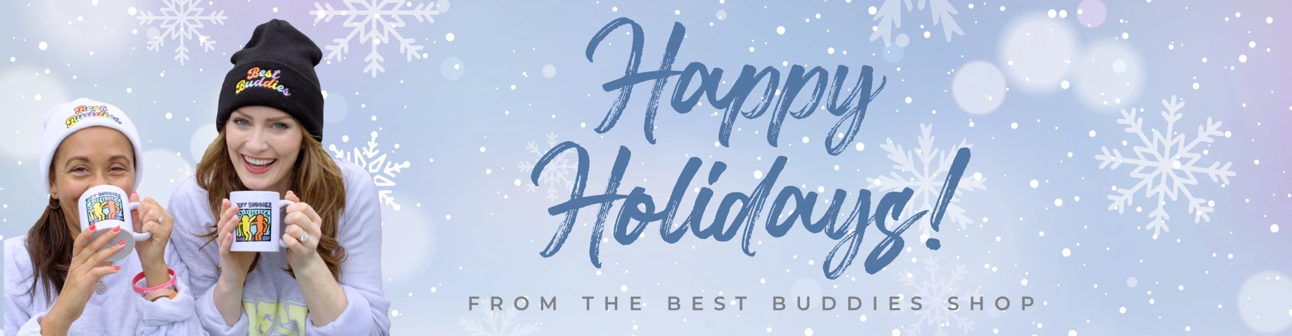 Happy Holidays from the Best Buddies Shop banner