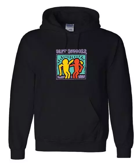 Traditional Haring Hoodie (Black)