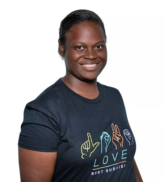 Best Buddies Love Black T-Shirt
